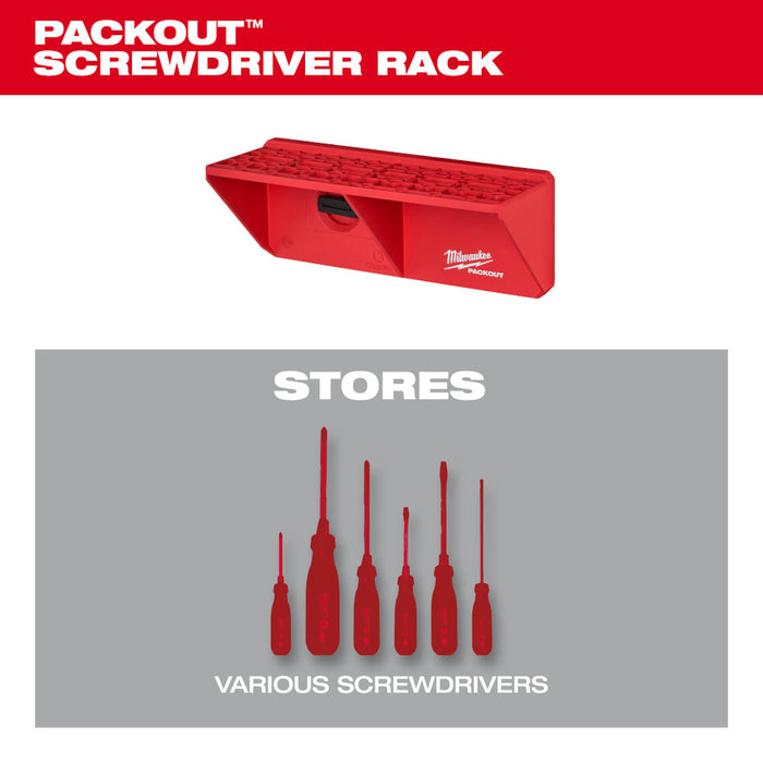 Milwaukee PACKOUT Screwdriver Rack