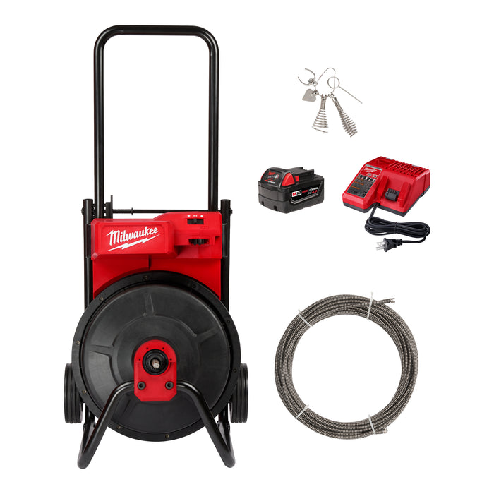 Milwaukee M18 Drum Machine w/ 3/8" Cable