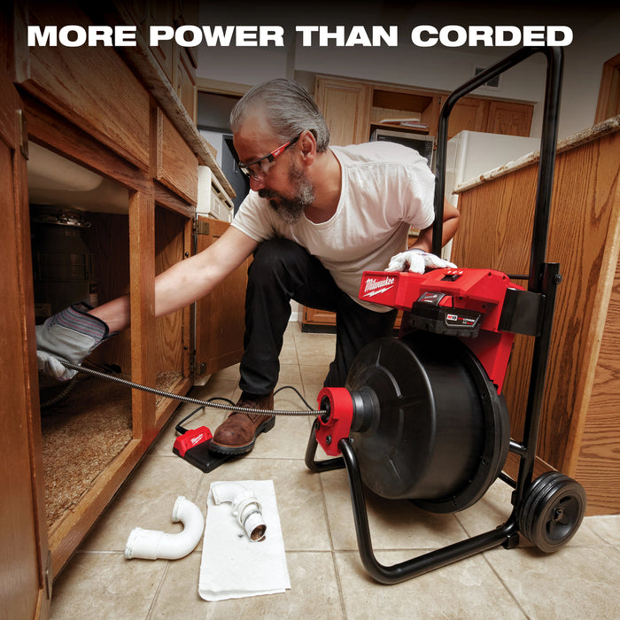 Milwaukee M18 Drum Machine w/ 3/8" Cable