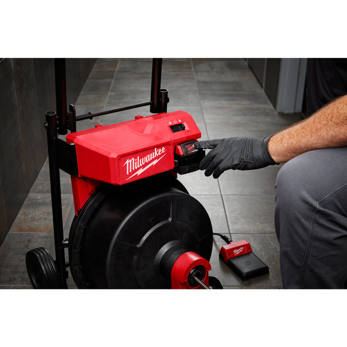 Milwaukee M18 Drum Machine w/ 3/8" Cable