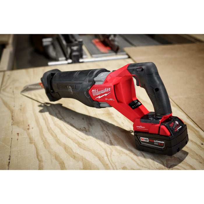 Milwaukee M18 FUEL Cordless SAWZALL Reciprocating Saw w/ ONE-KEY - Tool Only