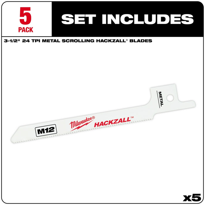 Milwaukee M12 HACKZALL® Bi-Metal Blades