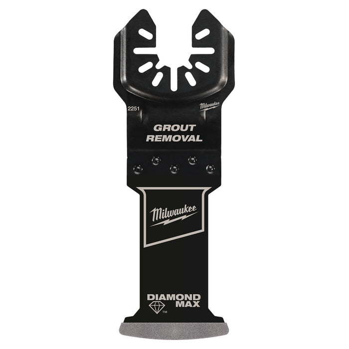 Milwaukee OPEN-LOK DIAMOND MAX Grout Removal Multi-Tool Plunge Blade