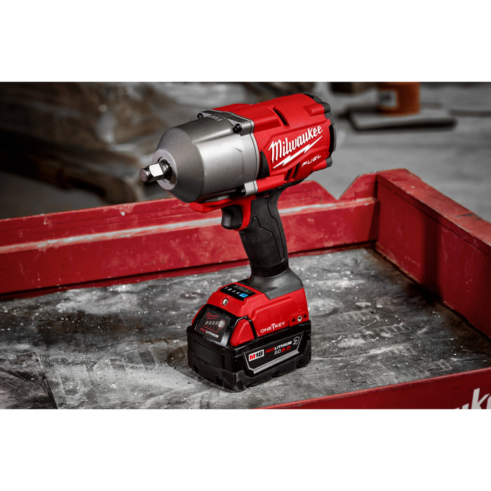 Milwaukee M18 FUEL High Torque 1/2" Impact Wrench Friction Ring w/ ONE-KEY - Tool Only