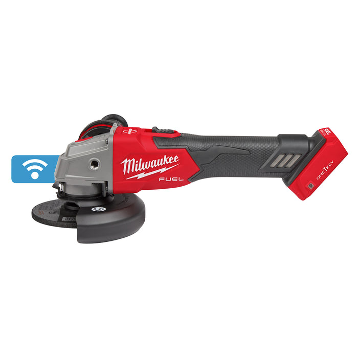 Milwaukee M18 FUEL 4-1/2"/5" Slide Switch Braking Grinder w/ ONE-KEY - Tool Only