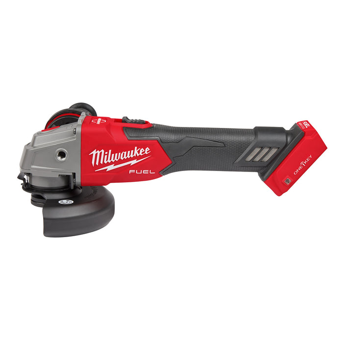 Milwaukee M18 FUEL 4-1/2"/5" Slide Switch Braking Grinder w/ ONE-KEY - Tool Only