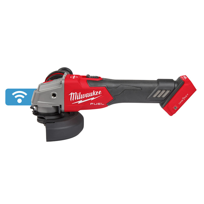 Milwaukee M18 FUEL 4-1/2"/5" Slide Switch Braking Grinder w/ ONE-KEY - Tool Only