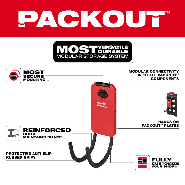 Milwaukee PACKOUT 6" Curved Hook