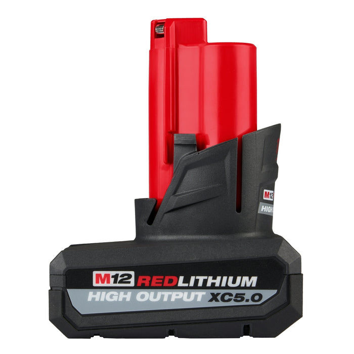 Milwaukee M12 REDLITHIUM HIGH OUTPUT XC 5.0Ah Battery