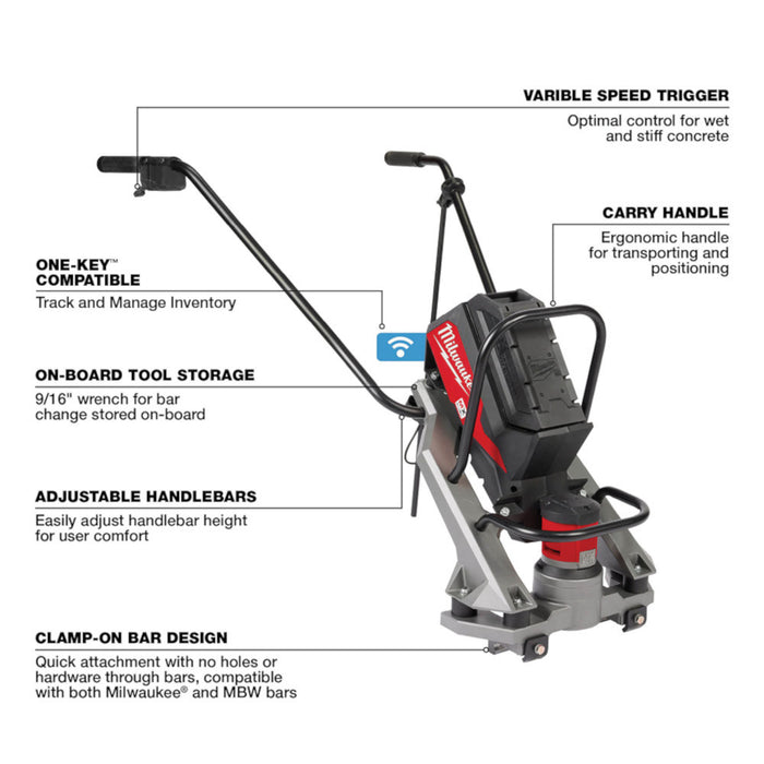 Milwaukee MX FUEL Vibratory Screed Kit