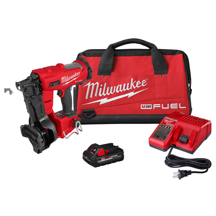 Milwaukee M18 FUEL Coil Roofing Nailer - Kit