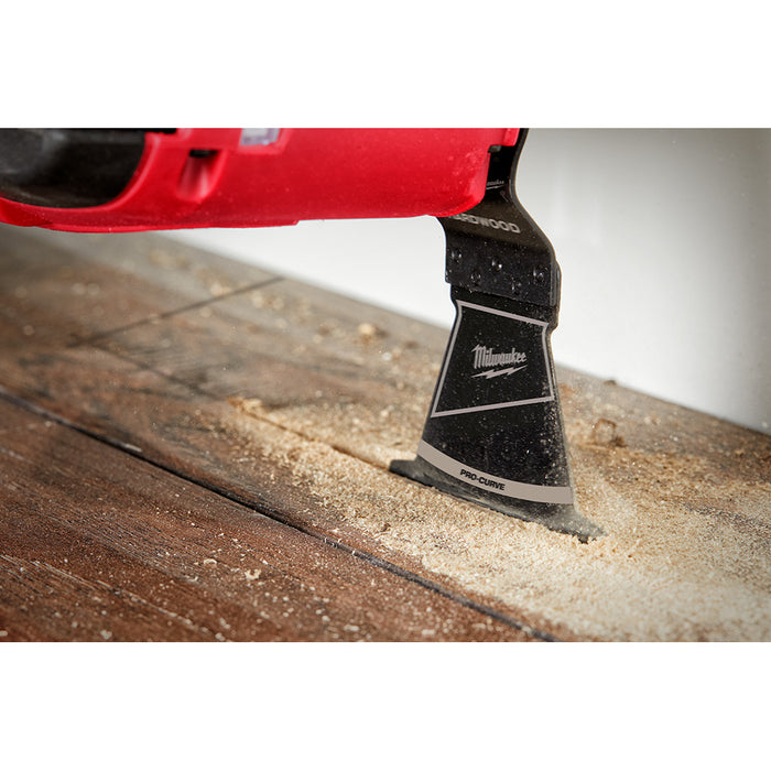 Milwaukee OPEN-LOK HCS PRO-CURVE Hardwood Multi-Tool Blade