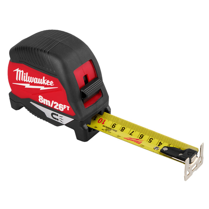 Milwaukee 8m/26ft Magnetic Tape Measure