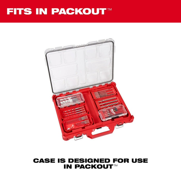 Milwaukee SDS Plus MX4 4-Cutter & Chisel Kit - 6 Piece