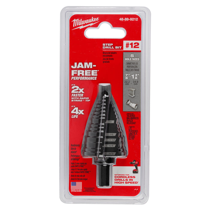 Milwaukee Step Drill Bits