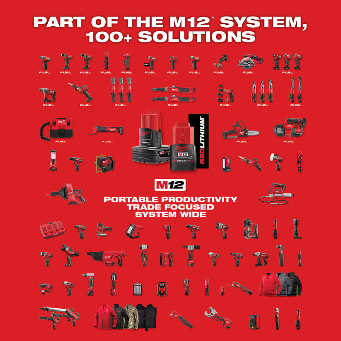 Milwaukee M12 Cordless 23 Gauge Pin Nailer Kit