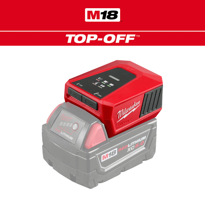 Milwaukee M18 Top-Off Charger & Power Supply