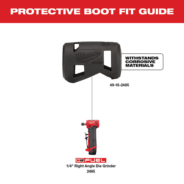 Milwaukee M12 FUEL™ 1/4" Right Angle Die Grinder 2-Battery Kit