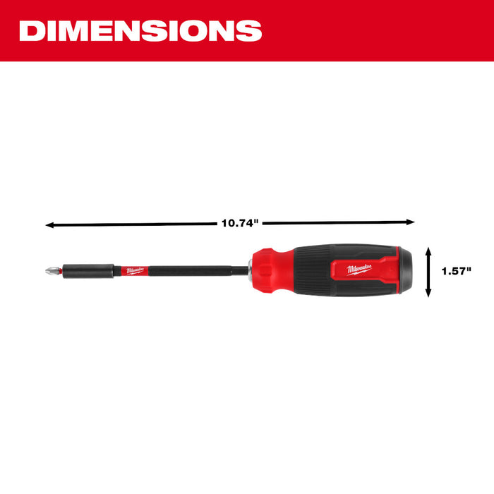 Milwaukee 14-in-1 Multi-Bit Screwdriver w/ SHOCKWAVE™ Bits