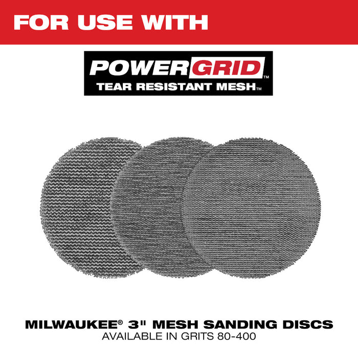 Milwaukee M12 FUEL™ 3" Random Orbital Detail Sander - Tool Only