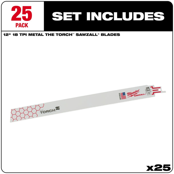 Milwaukee SAWZALL® The TORCH Metal Demolition Blades