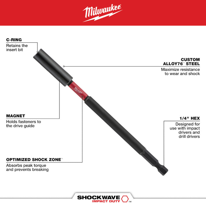 Milwaukee 14-in-1 Multi-Bit Screwdriver w/ SHOCKWAVE™ Bits