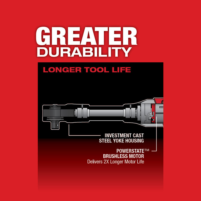 Milwaukee M12 FUEL Cordless 3/8" Extended Reach Ratchet One Battery Kit