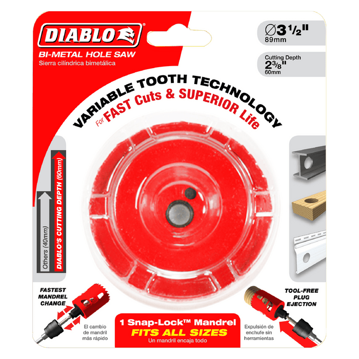 Diablo Bi-Metal Hole Saw