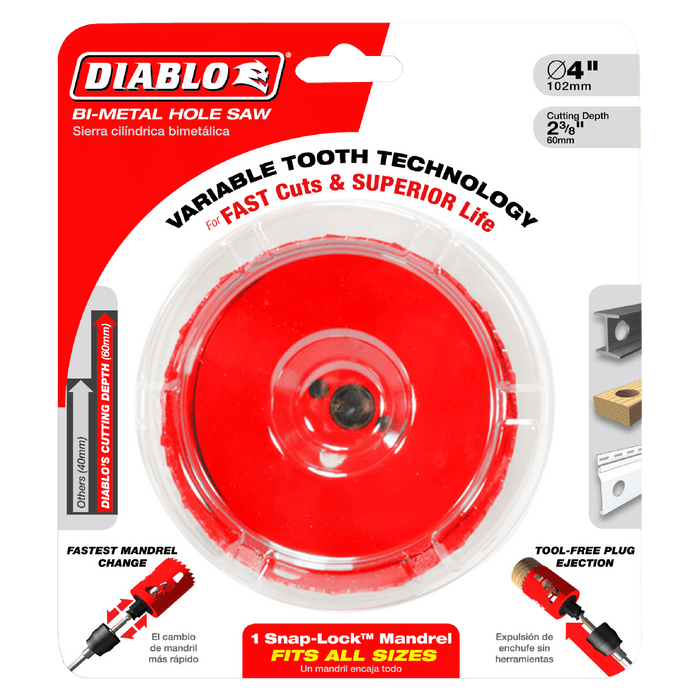 Diablo Bi-Metal Hole Saw