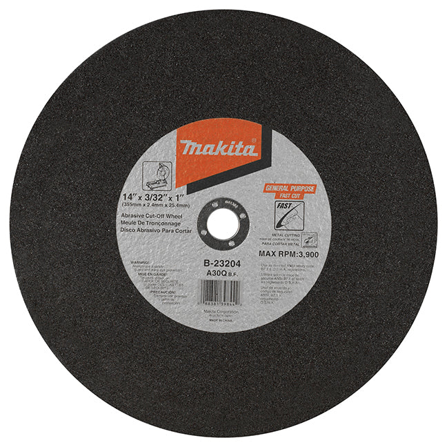 Makita 5PK 14" x 3/32" x 1" Abrasive Cut-Off Wheel