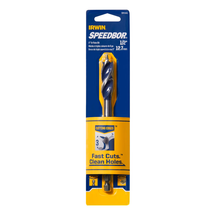 Irwin Speedbor Tri-Flute Wood Drill Bit