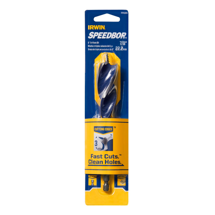 Irwin Speedbor Tri-Flute Wood Drill Bit