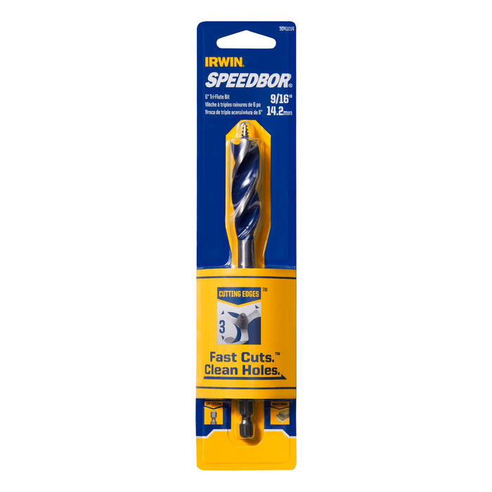 Irwin Speedbor Tri-Flute Wood Drill Bit