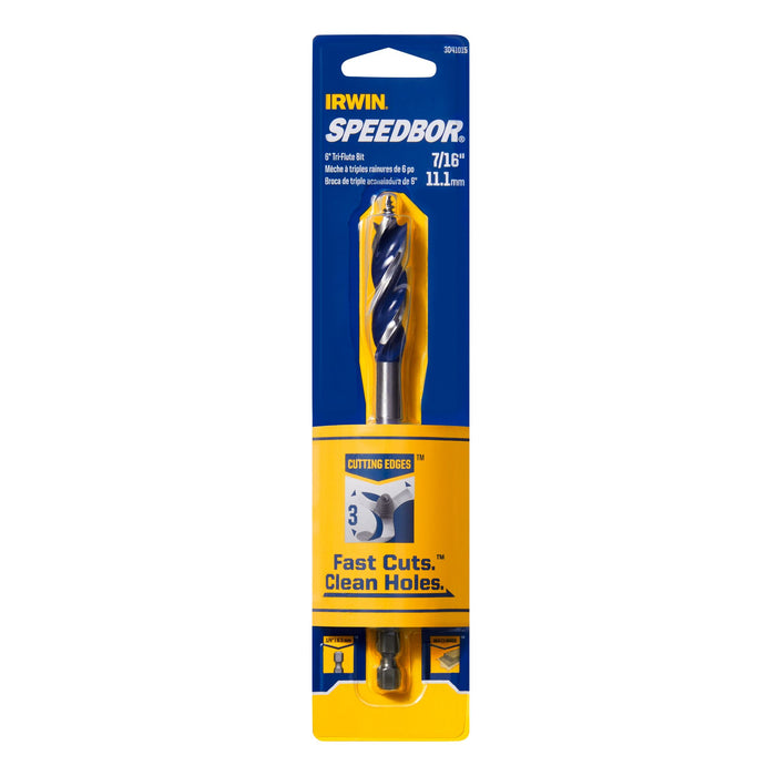 Irwin Speedbor Tri-Flute Wood Drill Bit