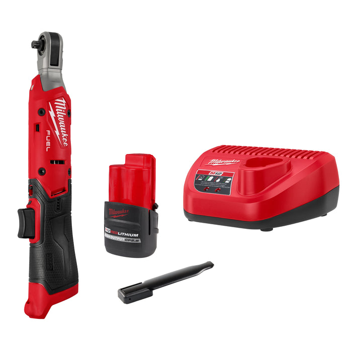 Milwaukee M12 FUEL 1/4" Ratchet Kit