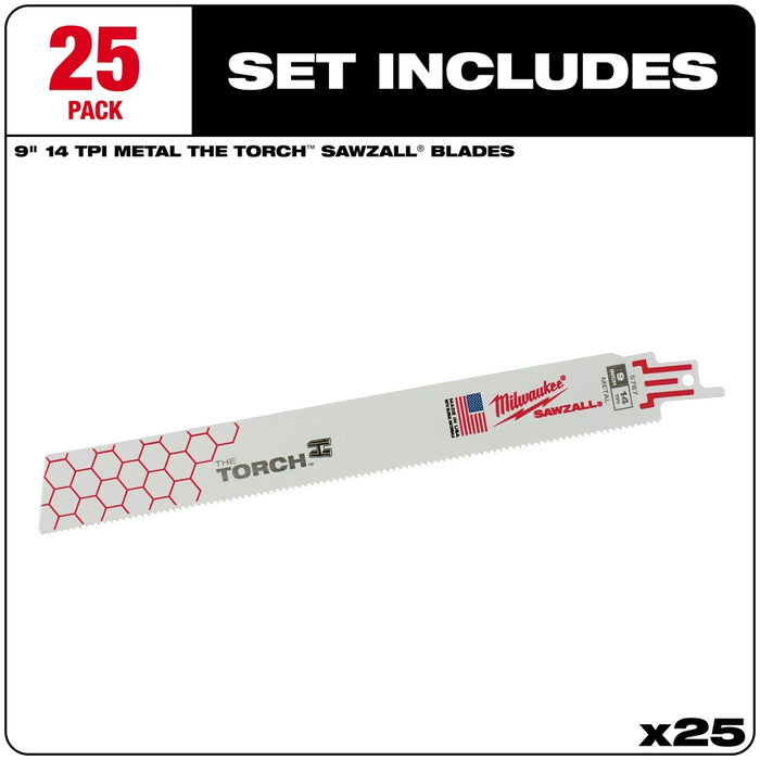 Milwaukee SAWZALL® The TORCH Metal Demolition Blades