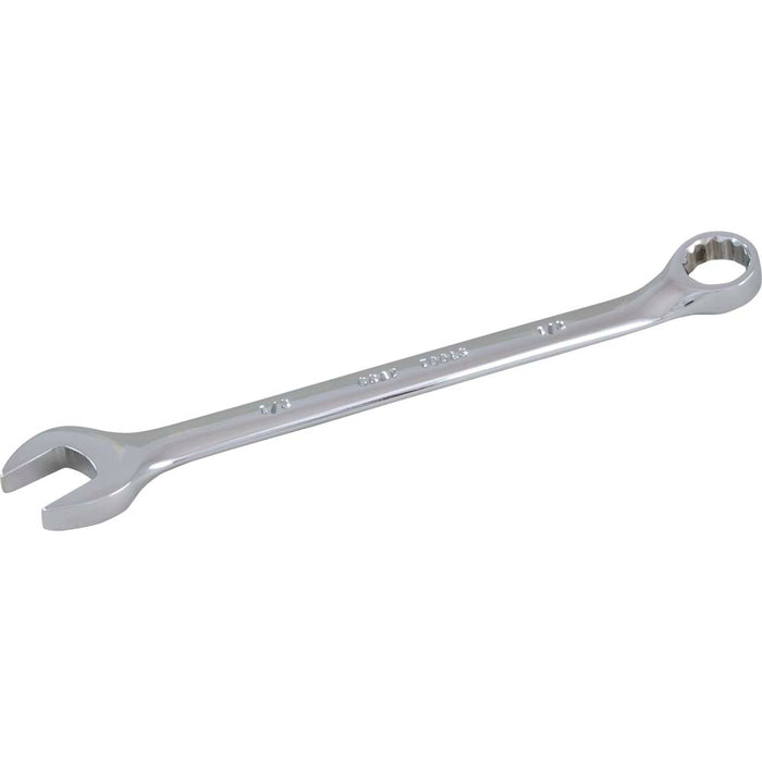 Gray Tools 12 Point, 15° Offset Mirror Chrome Finish, SAE Combination Wrenches