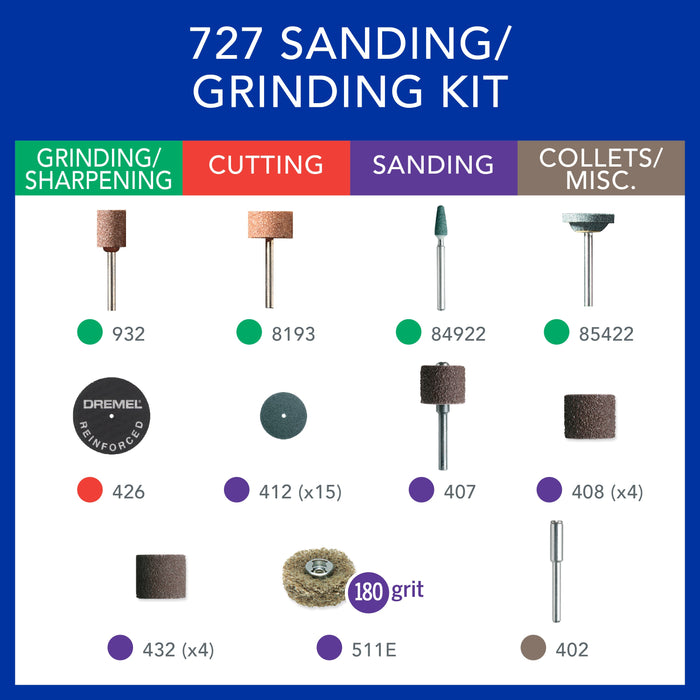 Dremel 31 pc. Sanding/Grinding Rotary Tool Accessory Micro Kit