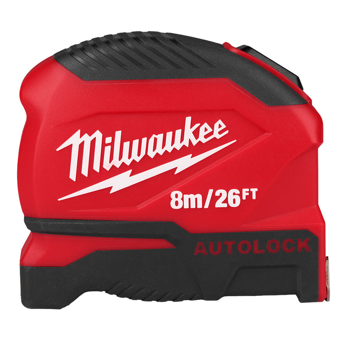 Milwaukee 8m/26ft Auto-Lock Tape Measure