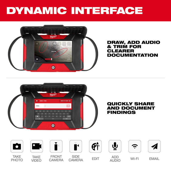 Milwaukee M12 Auto Shop Borescope w/ Wi-Fi File Sharing