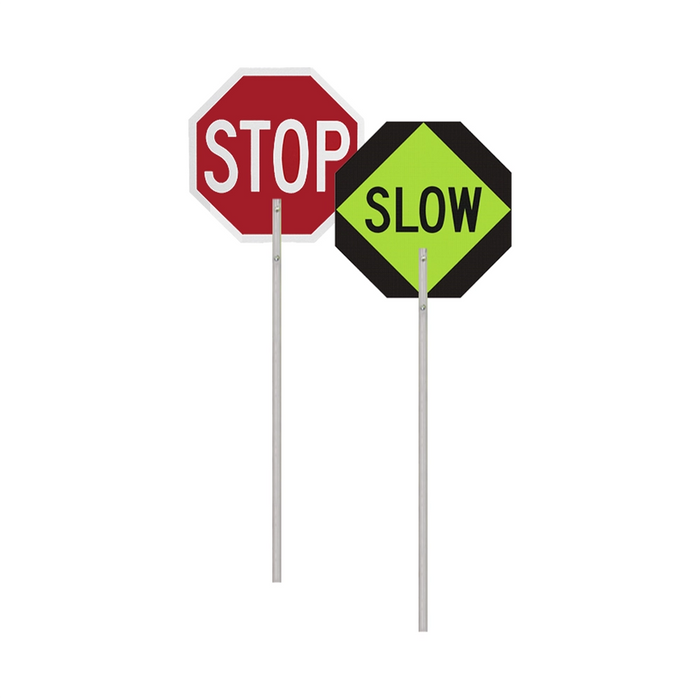 Wasip MTO Approved Stop/Slow Sign - 5ft