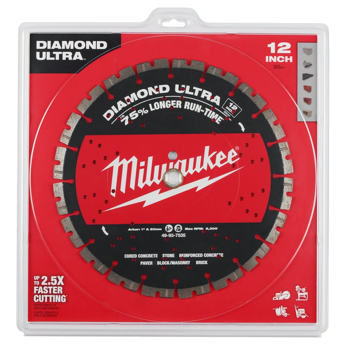 Milwaukee Diamond Ultra Segmented Blades