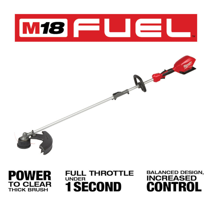 Milwaukee M18 FUEL Cordless String Trimmer with QUIK-LOK Attachment Capability