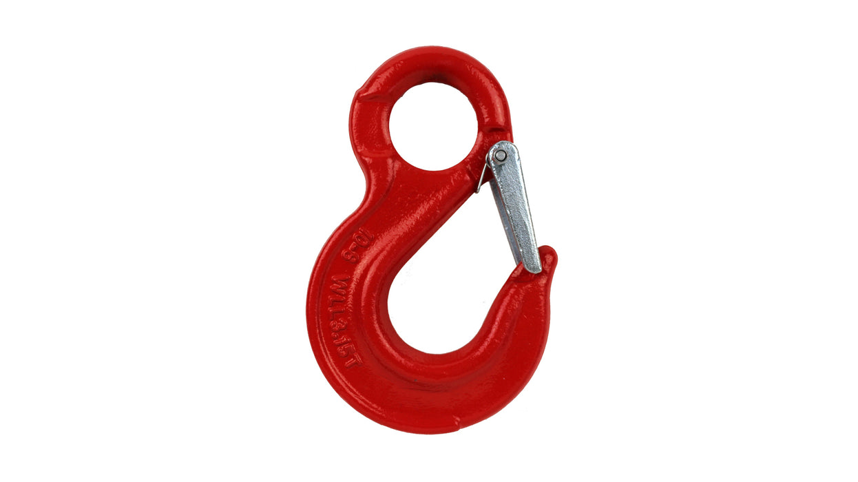 CTS G80 Eye Sling Hook w/ Safety Latch - 5/8" (8 Ton)