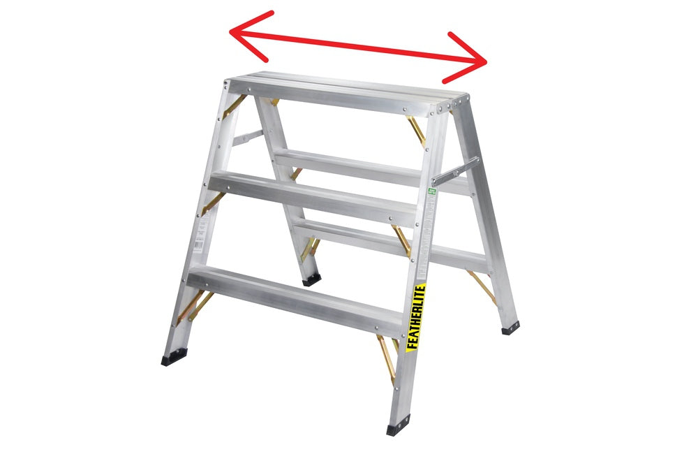 Featherlite Aluminum Sawhorse Ladder