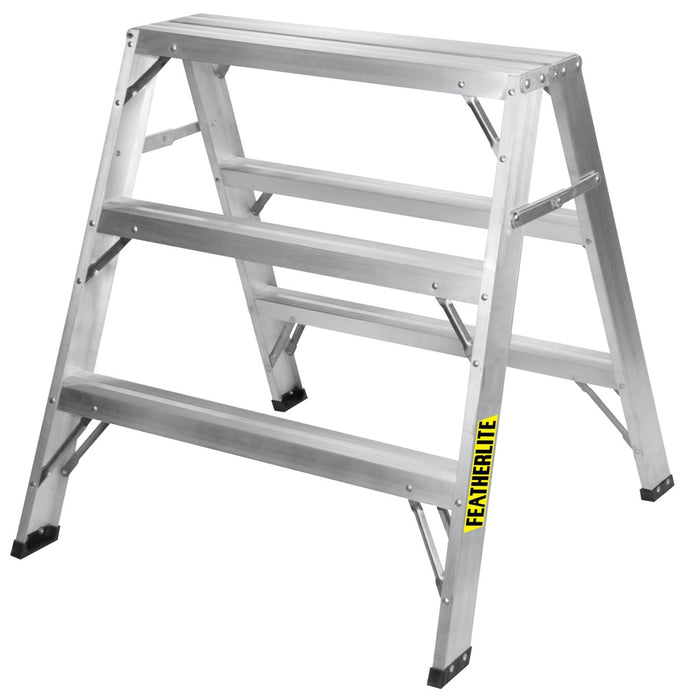 Featherlite Aluminum Sawhorse Ladder