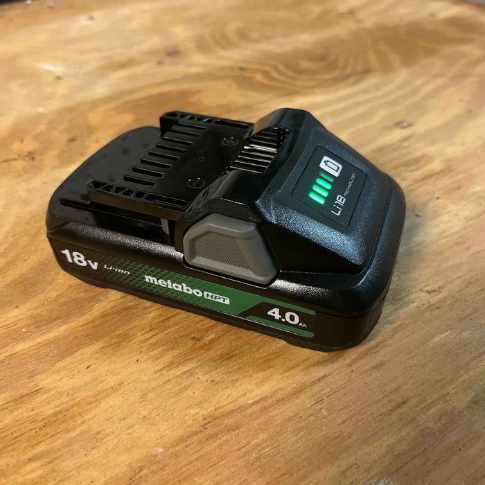 Metabo HPT 18V Lithium-Ion Battery w/ Fuel Indicator - 4.0Ah