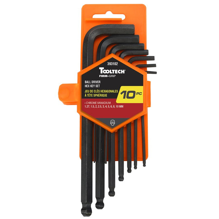 Tooltech 10 pc. Ball End Hex Key Set