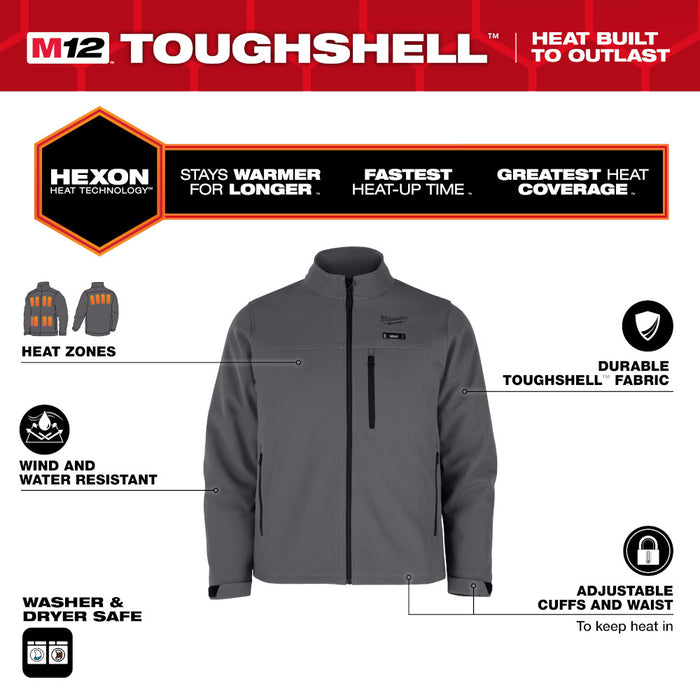 Milwaukee M12 TOUGHSHELL NEXT GEN Heated Jacket Kit