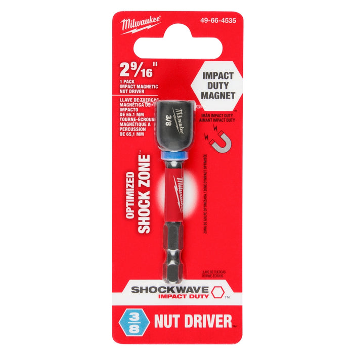 Milwaukee SHOCKWAVE Impact Duty 2-9/16" Magnetic Nut Drivers